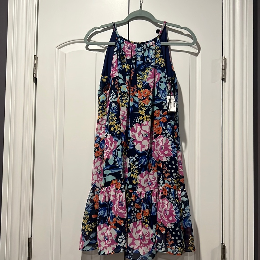 Floral dress.